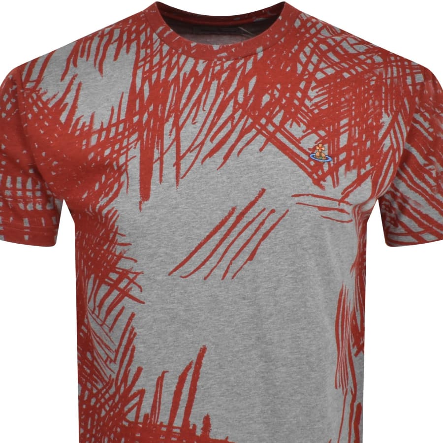 Grey And Orange Designer Shirt Vivienne Westwood Classic T